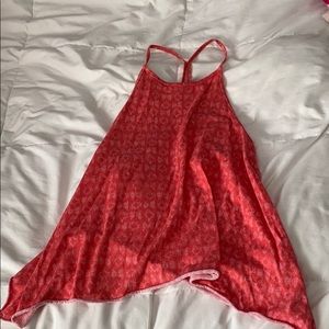 Pink Hollister tank top